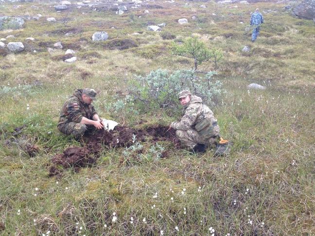 Обнаружены останки бойца. Мурманская область