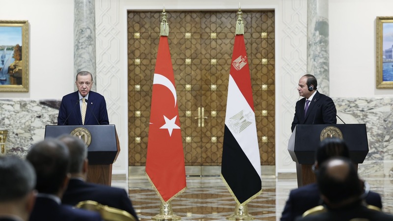Президенты Египта и Турции выступили за немедленное прекращение огня в Газе