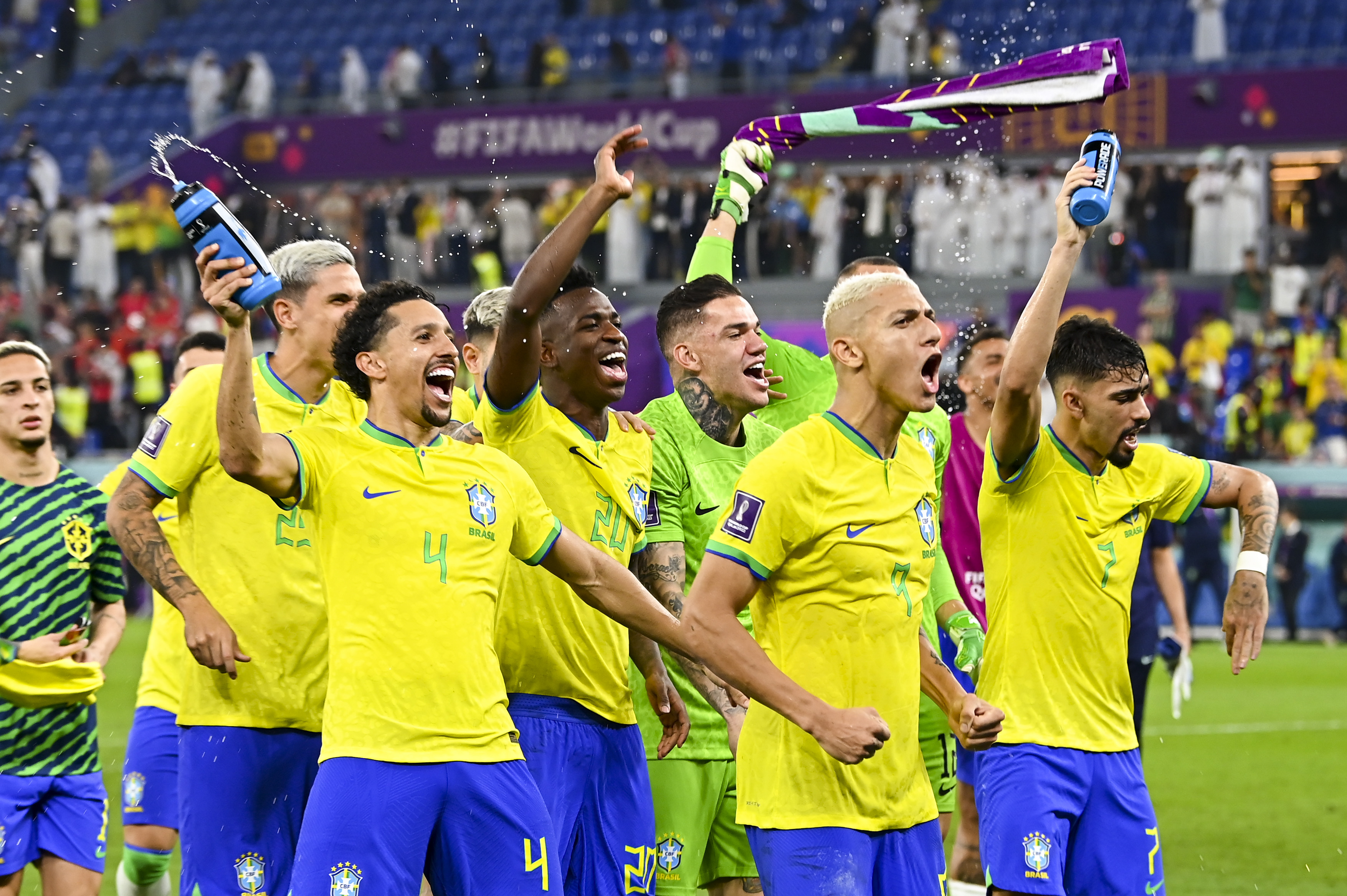 Сборная бразилии чемпионы сколько раз. Сборная Бразилии 2022. Бразилия Хорватия 2022. Бразилия команда 2022. Ришарлисон бразильский футболист.