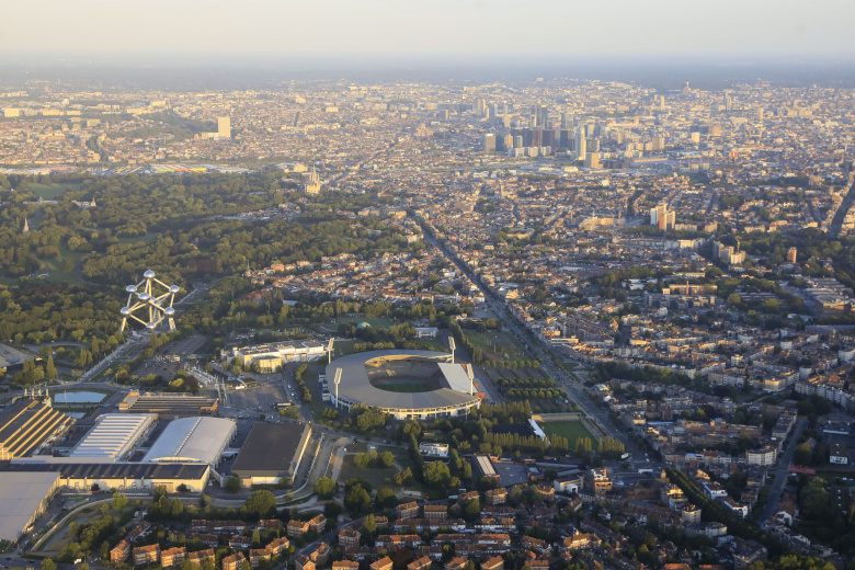 Вид на Брюссель