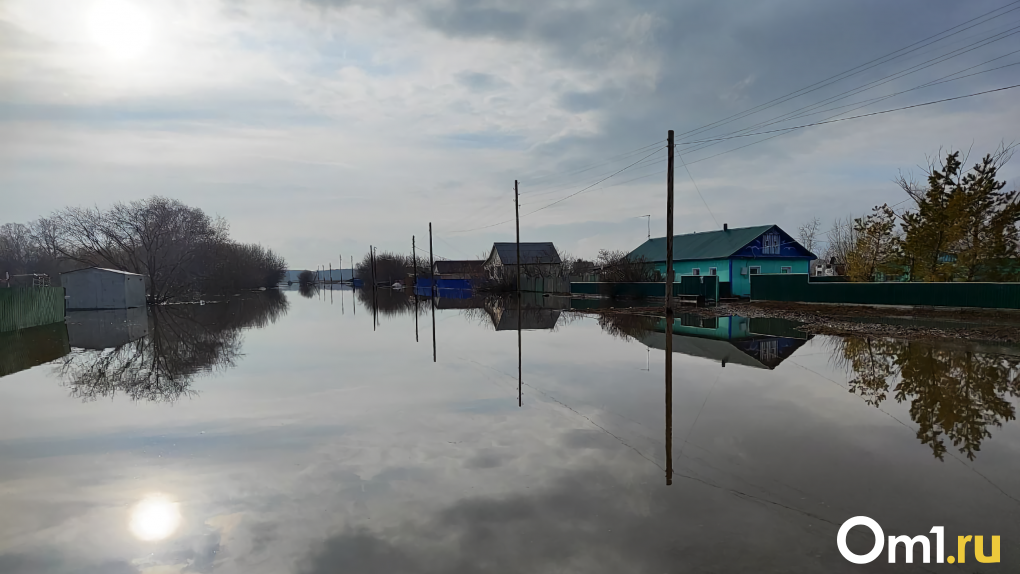 Для жителей затопленных деревень на севере Омской области подготовят пункты временного размещения