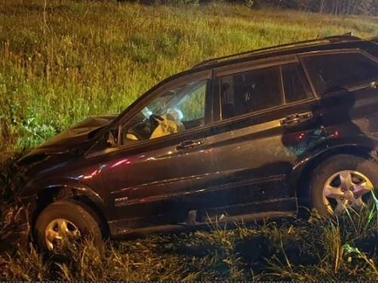 В массовом ДТП на трассе в Калужской области пострадал человек