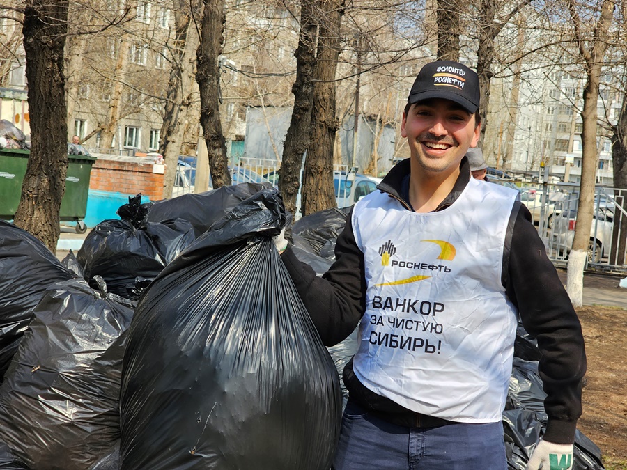 Ванкор охрана красноярск. Экологическая акция. Субботник. Дети на субботнике.