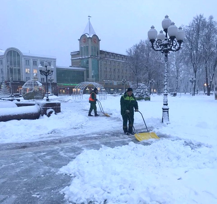 Беспрозванных не увидел снегоуборочной техники в центре Калининграда