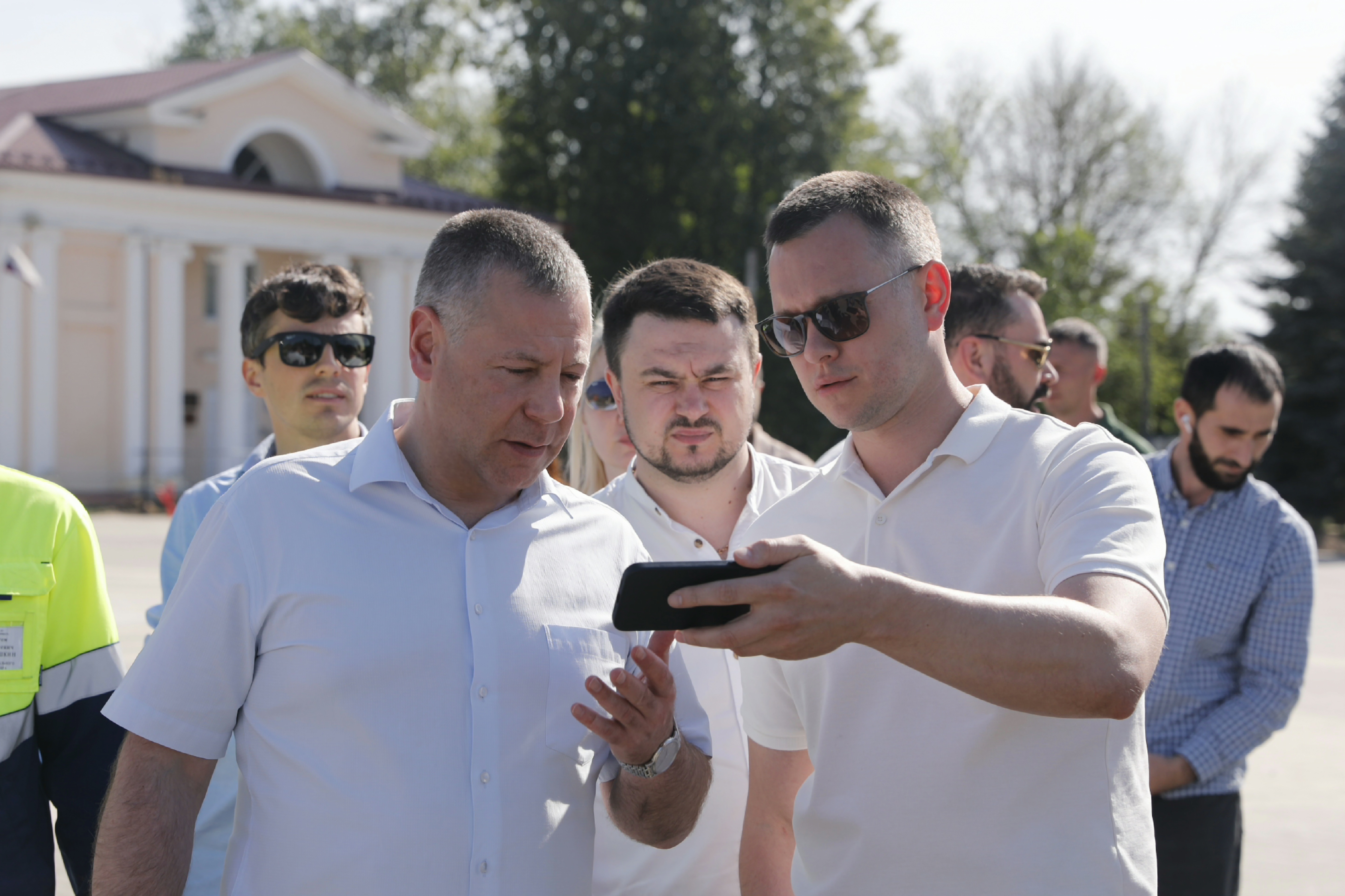 ​Михаил Евраев оценил работы по благоустройству в Гаврилов-Яме