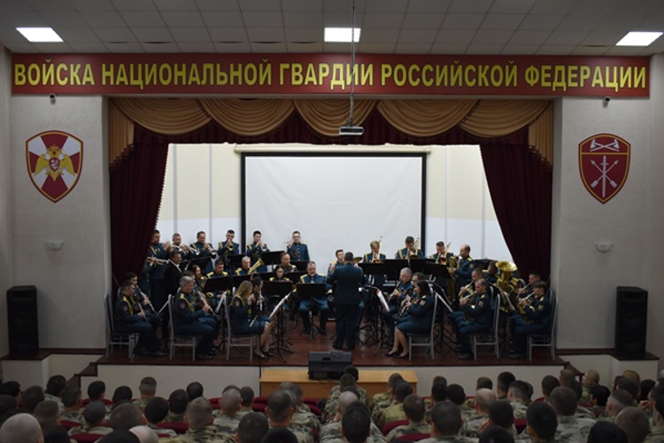 Образцово-показательный оркестр Росгвардии совершил гастрольный тур по Нижегородской области