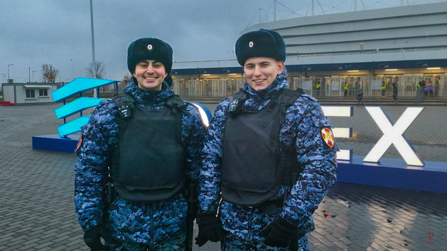 В Калининграде росгвардейцы обеспечили безопасность футбольного матча Первой лиги