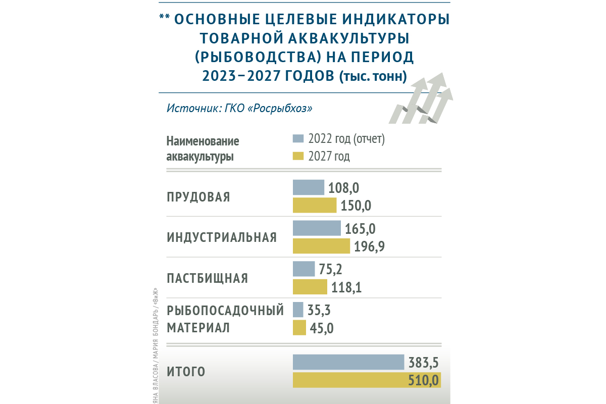 На сколько вырастут объемы производства товарной аквакультуры к 2027 году в РФ