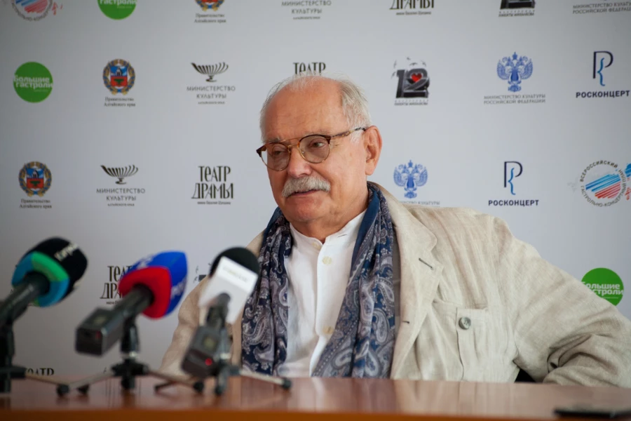 Никита Михалков в Барнауле. 