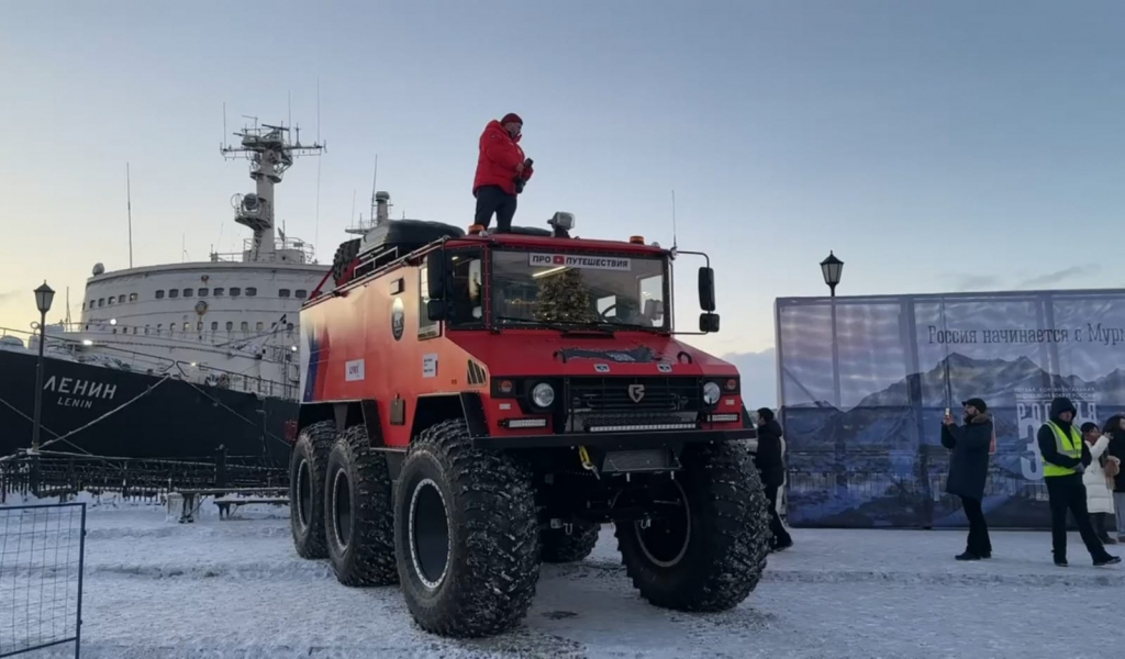 Мурманск, машина, экспедиция, морской вокзал