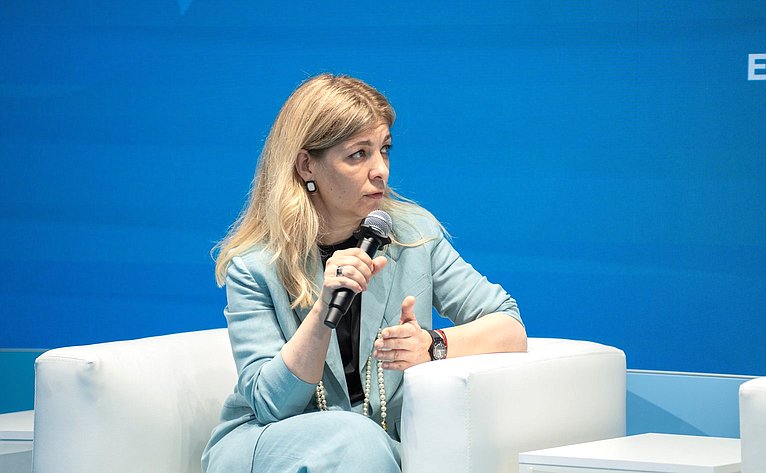На Петербургском международном экономическом форуме открылась площадка Евразийского женского форума