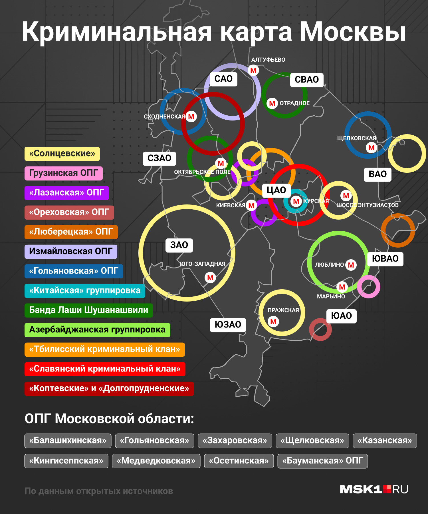 Разделяй москва. Карта ОПГ Москвы. Группировки Москвы. Карта группировок Москвы.