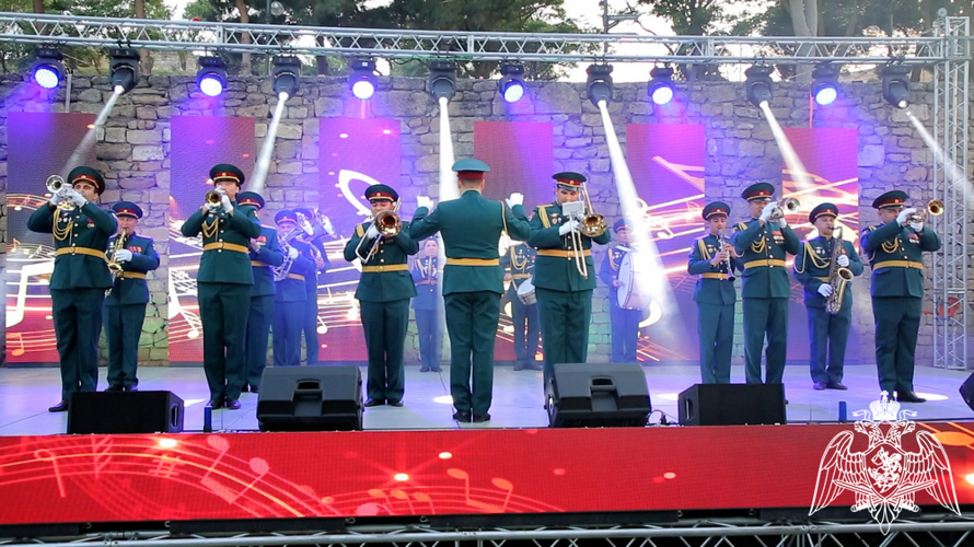 В Дагестане оркестр Росгвардии стал участником международного музыкального фестиваля