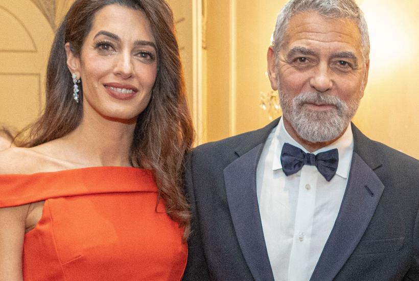 Джордж Клуни с женой