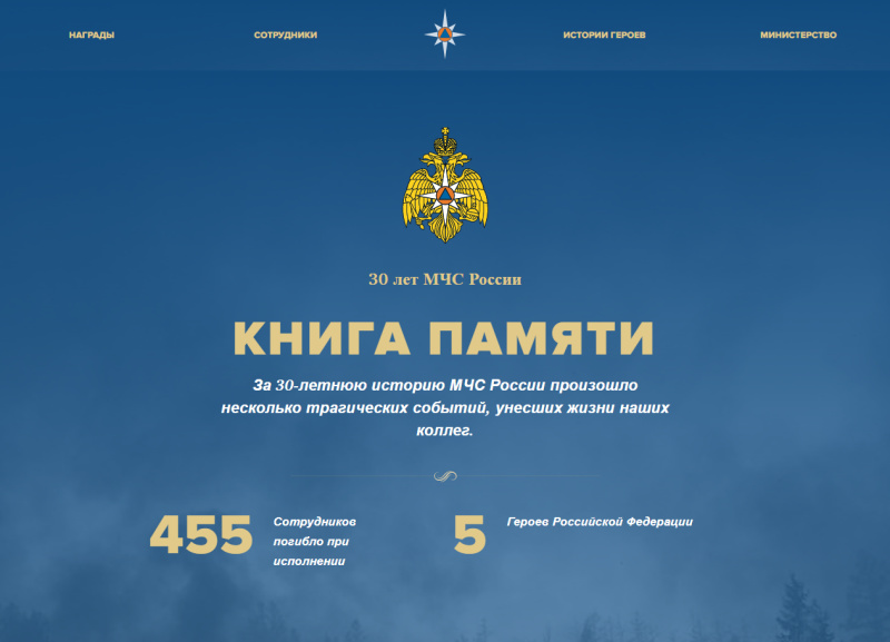 День пожарной охраны: «Книга памяти» российских огнеборцев