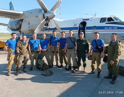 Усиление на борьбу с пожарами направлено в Верхоянский район