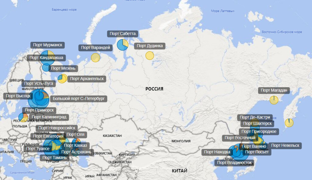 Крупнейшие порты России в 2014 году" в блоге "Статистика" - Сделано у нас