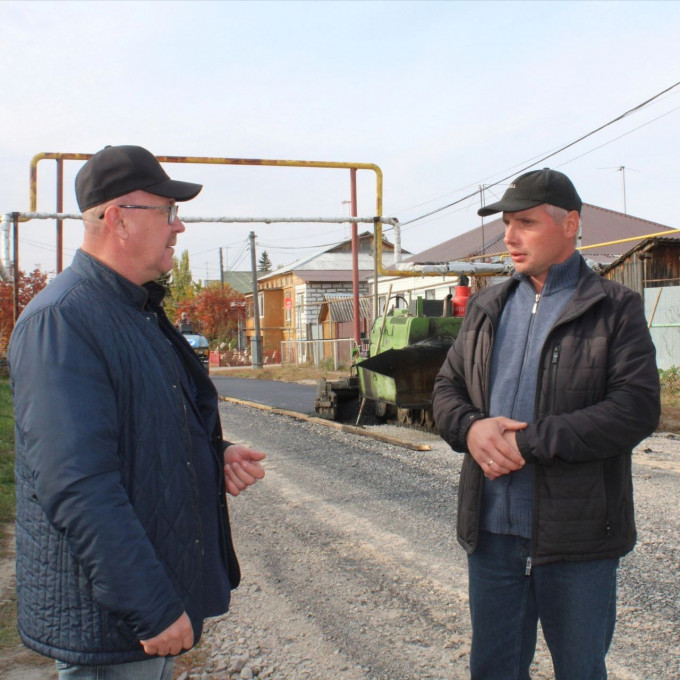 В шадринском селе Погорелка обновили дороги