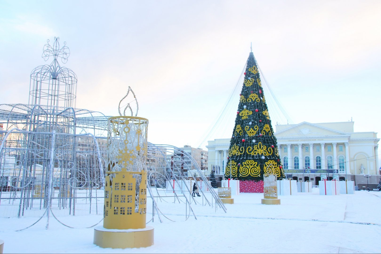 Тюмень в декабре