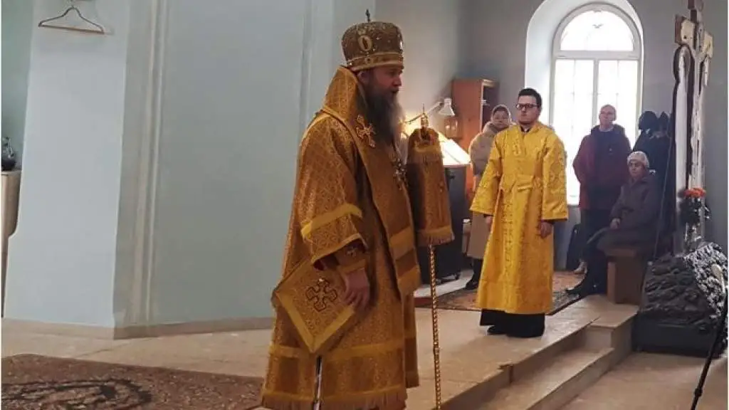 Литургия в Тракайской церкви