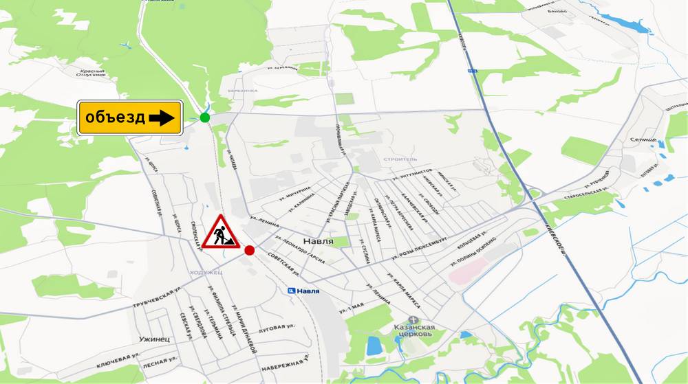 Движение автомобилей на переезде у станции Навля в Брянской области будет ограничено 23 января