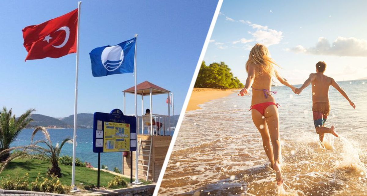 В Турции голубой флаг повесят ещё на 16 пляжах: рассказываем, что это значит для туристов