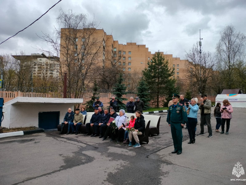 Праздник пожарного братства: ветераны и кадеты отметили профессиональный праздник на юго-западе Москвы