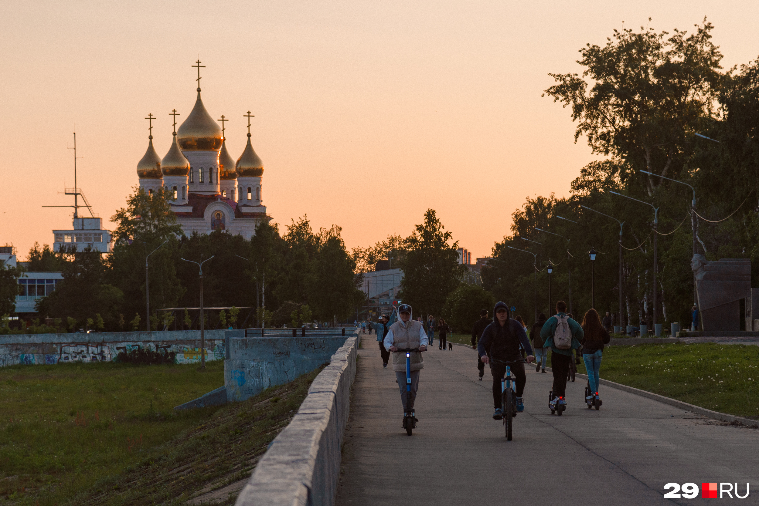 архангельск красивые места для