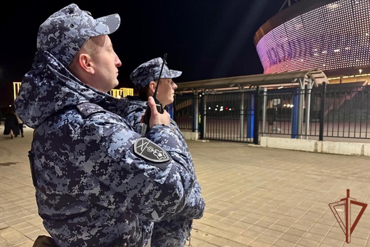 В Ростове-на-Дону матч РПЛ прошел под охраной Росгвардии