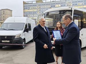 Губкинский университет получил автотранспорт от КТК