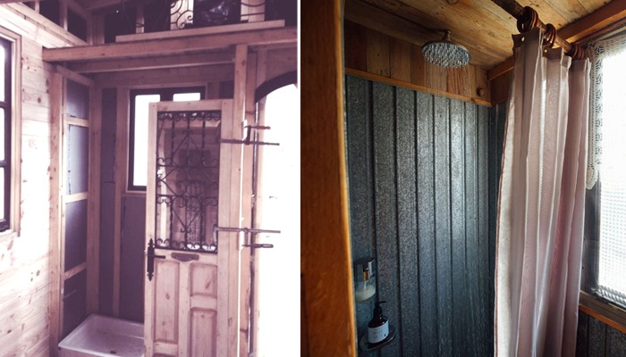 Душевая дорого не обошлась.