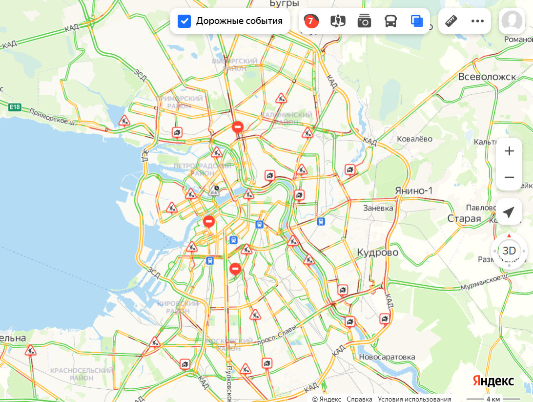 Санкт петербург ближайшие