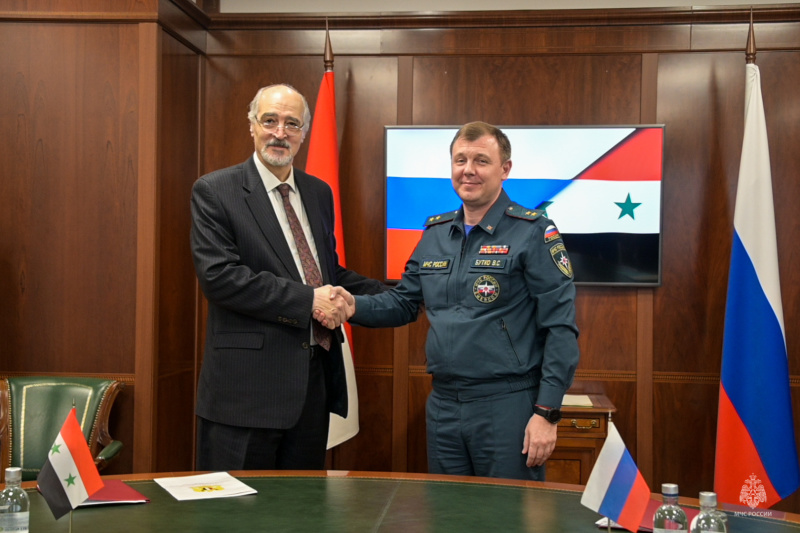 Чрезвычайные ведомства России и Сирии расширяют сотрудничество
