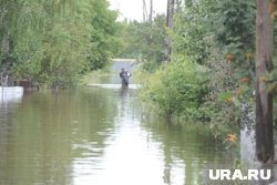 Вода вплотную подобралась к домам жителей (архивный кадр)