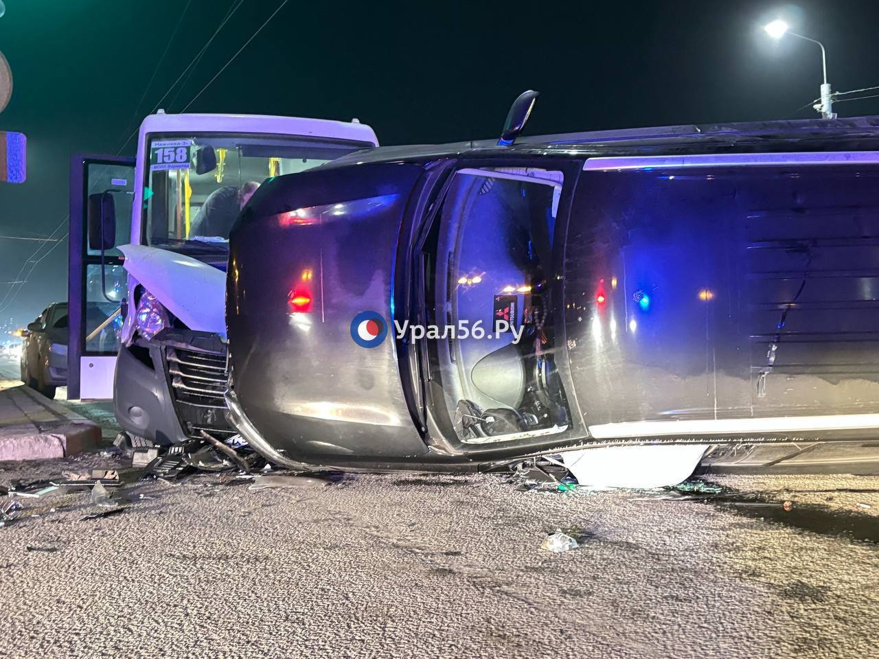 Массовое ДТП с пассажирской Газелью в Оренбурге: фото с места аварии и рассказ водителя