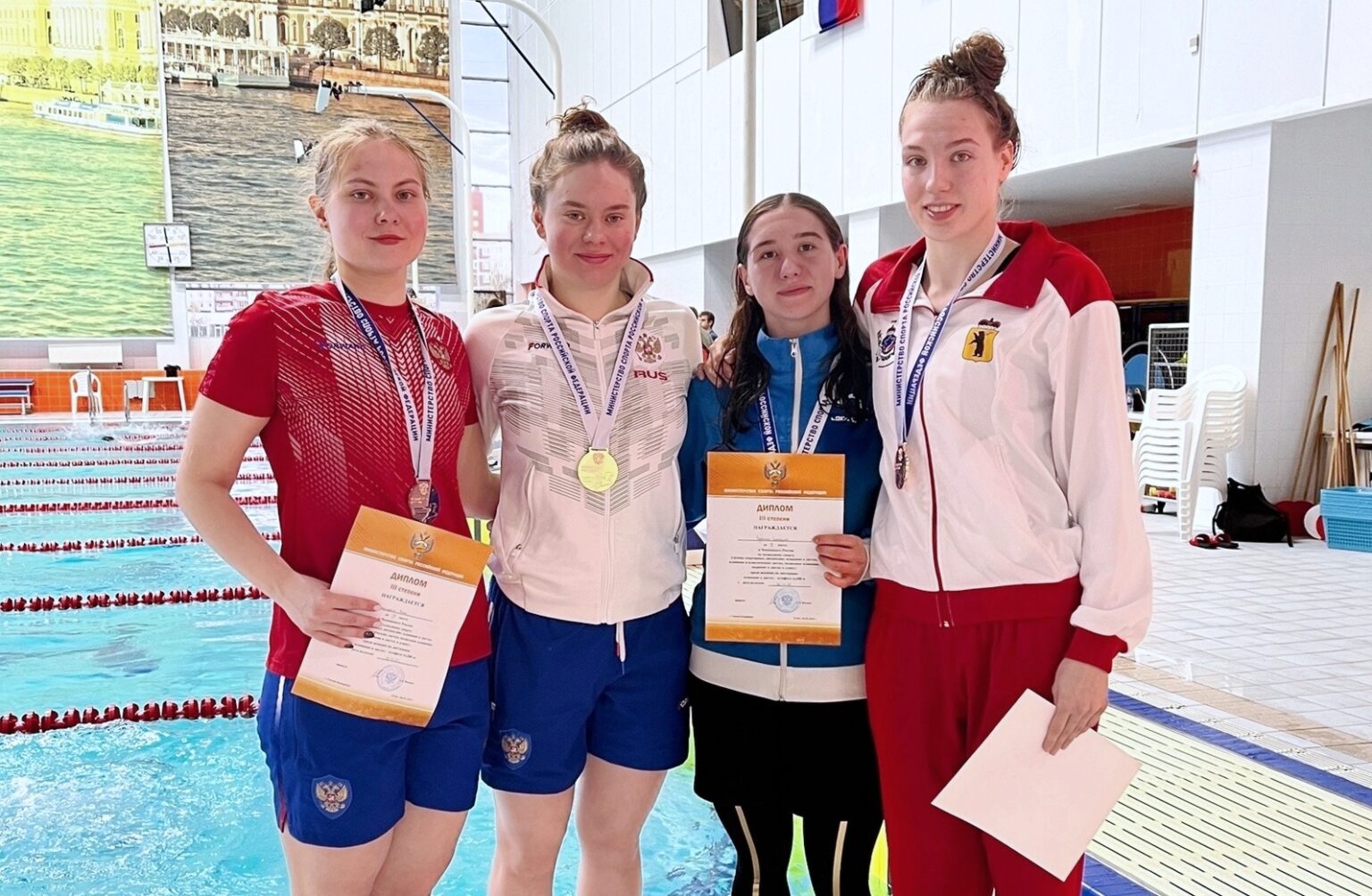 Ярославцы завоевали медали на чемпионате России по подводному спорту