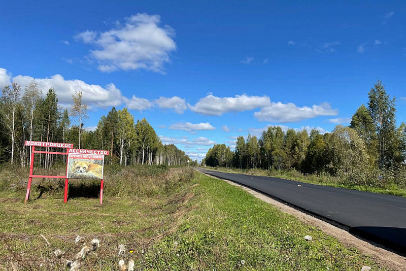 Ремонт дороги в Шабалинском районе завершается