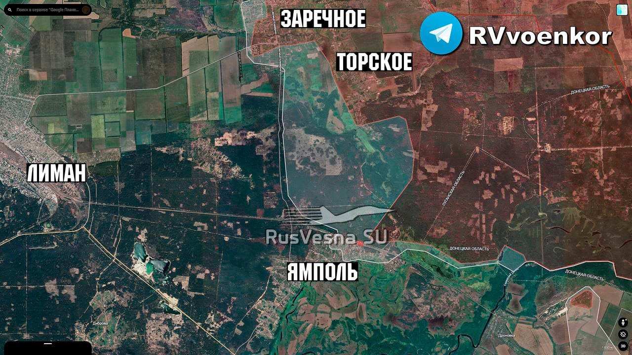 Российские войска штурмуют Ямполь, продвигаясь к Лиману (КАРТА) | Русская весна