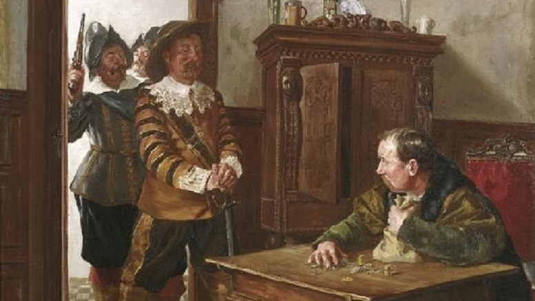 Карл Плинке. Конфискация мешка с перцем. 1895