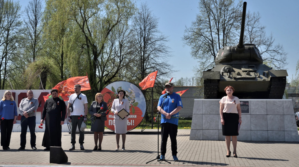 В Клетне устроили велопробег в канун празднования 9 Мая
