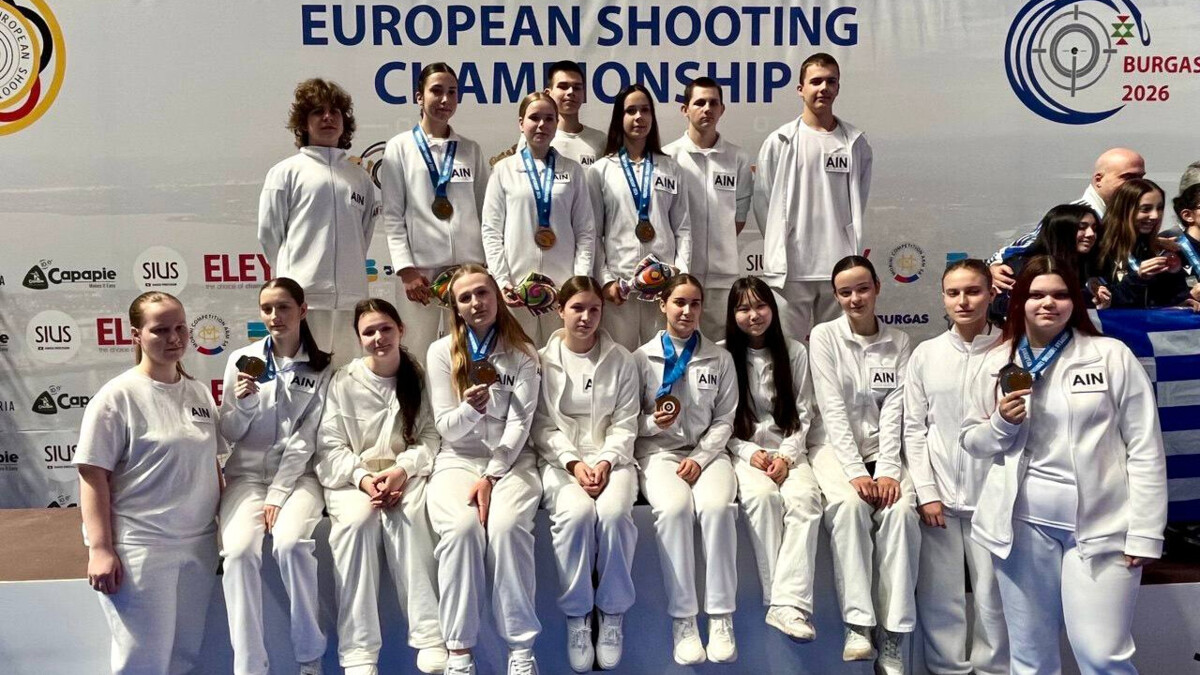 Российские юниоры завоевали три комплекта золотых медалей на чемпионате Европы по стрельбе