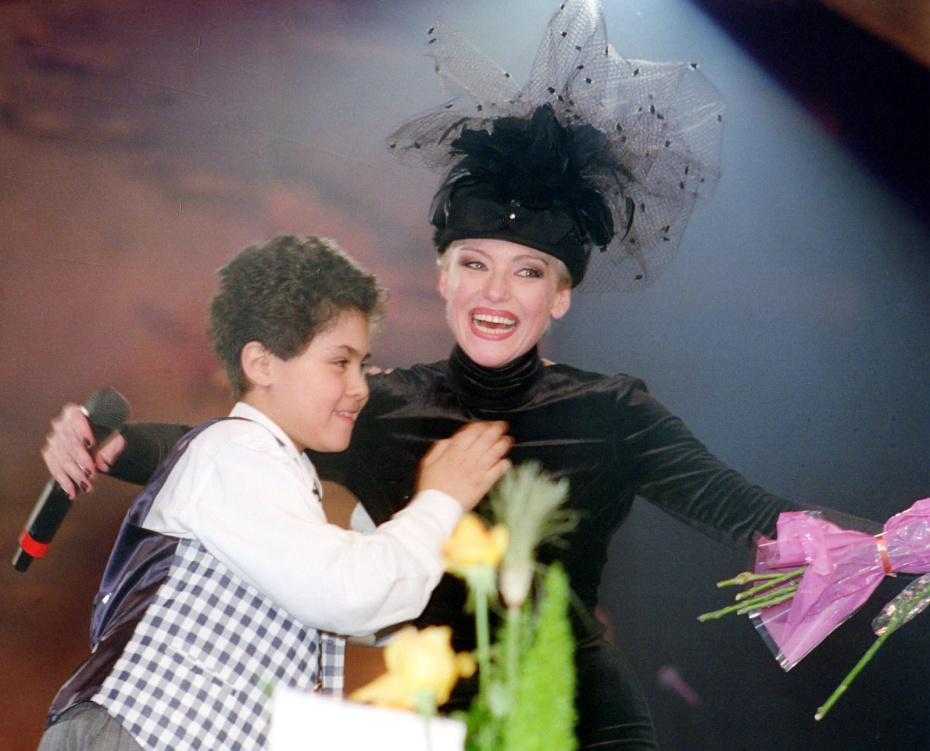 Ирина Понаровская и Энтони  16 апреля 1997 года