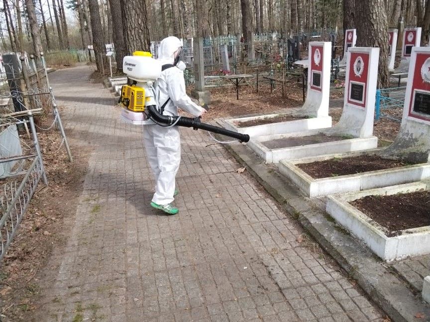 В Кирове началась акарицидная обработка городских кладбищ