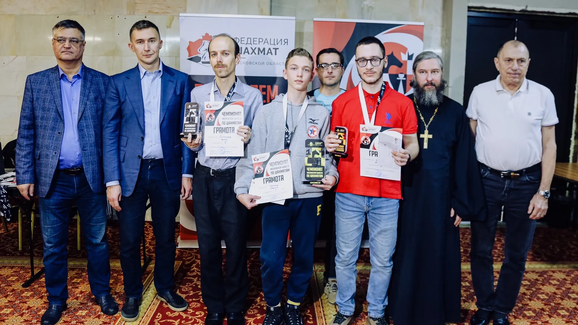 Шахматисты из Долгопрудного стали победителями и призерами открытого чемпионата Московской области