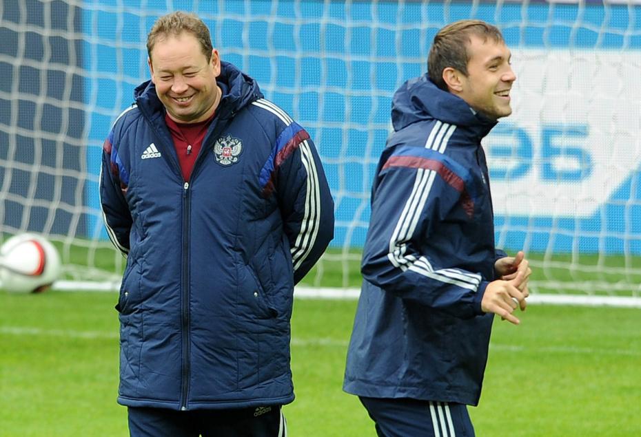 Леонид Слуцкий и Артем Дзюба