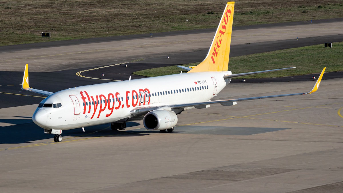 Самолёт авиакомпании Pegasus (иллюстрация)