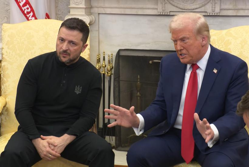 Президент США Дональд Трамп вступил в конфликт с Владимиром Зеленским