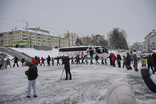 Туристический поезд «Вятская сказка» с гостями из Москвы прибыл в Киров