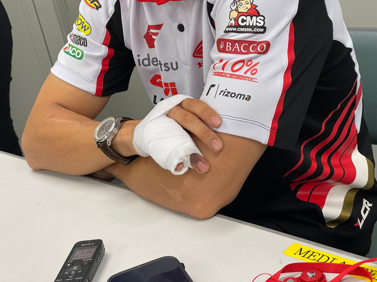 Травма Такааки Накагами, Team LCR Honda