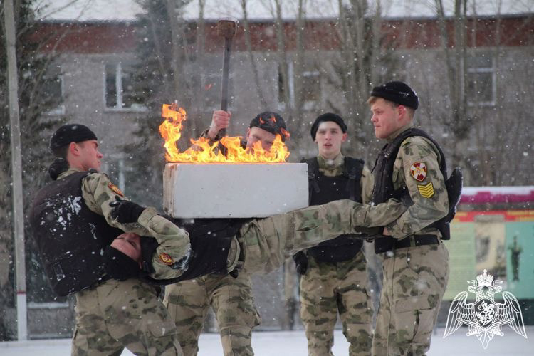 На базе Пермского военного института Росгвардии прошел День призывника